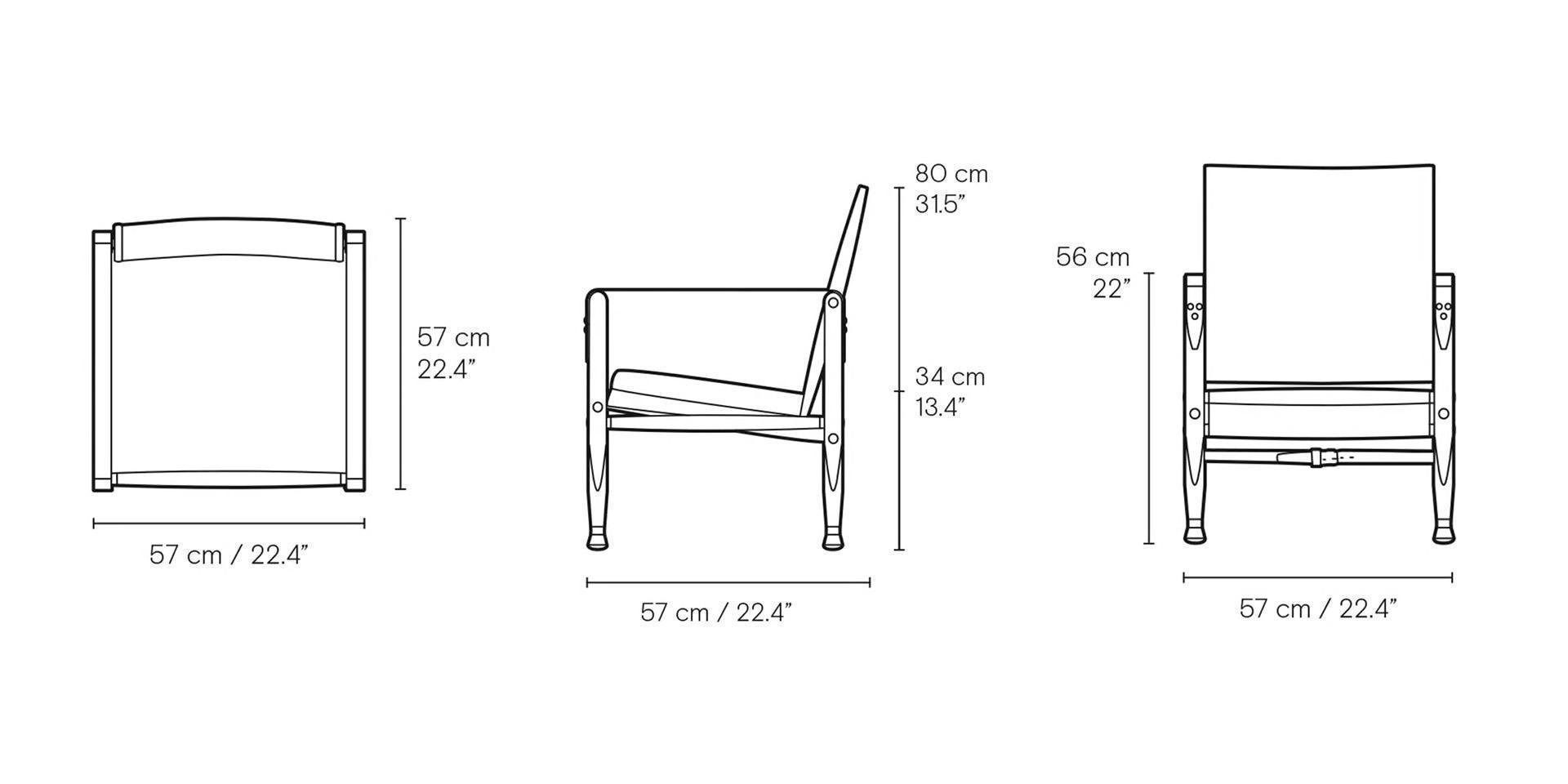 Dimensions of KK47000 | Safari Chair