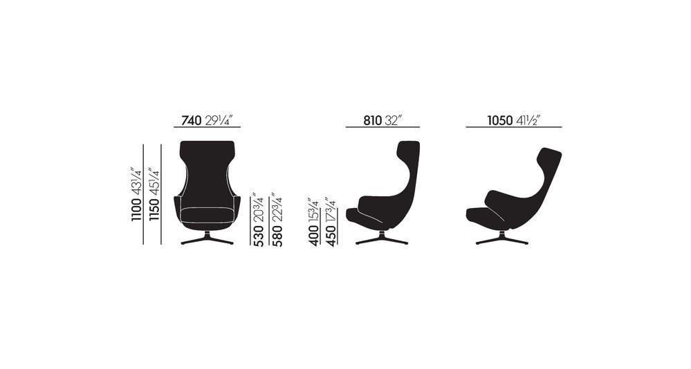Dimensions of Grand Repos
