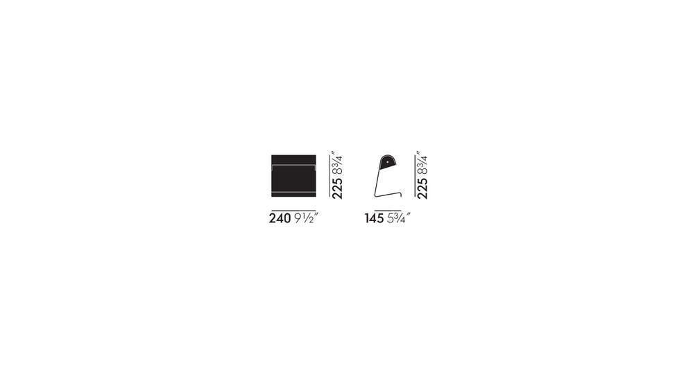 Dimensions of Lampe de Bureau