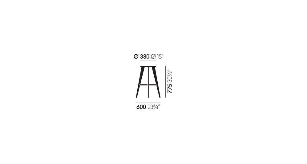 Dimensions of Tabouret Haut
