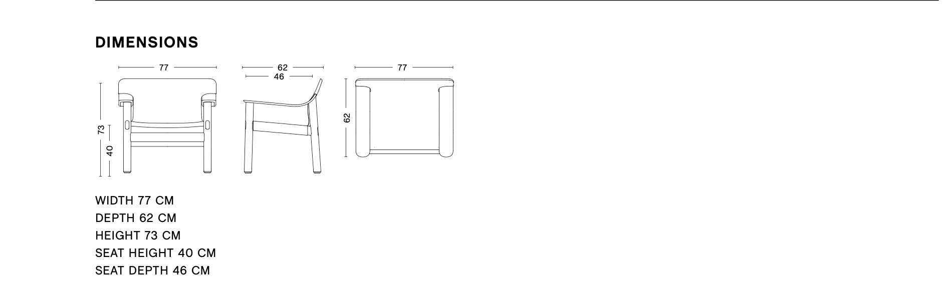 Dimensions of BERNARD