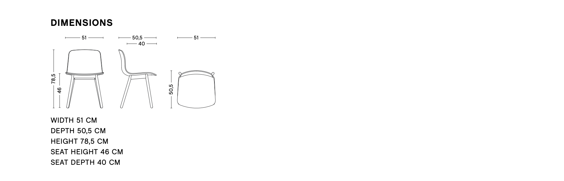 Dimensions of AAC 12