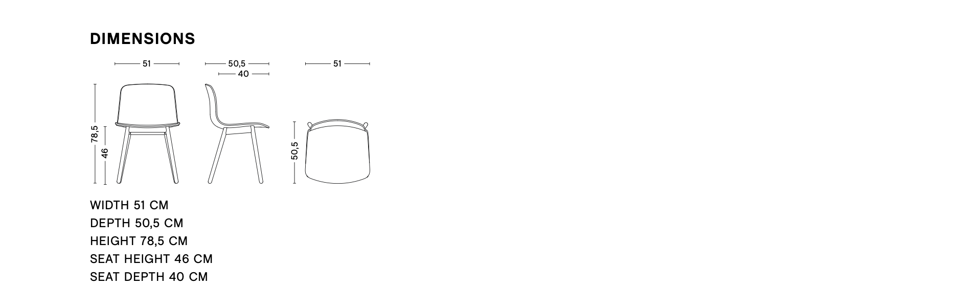 Dimensions of AAC 13