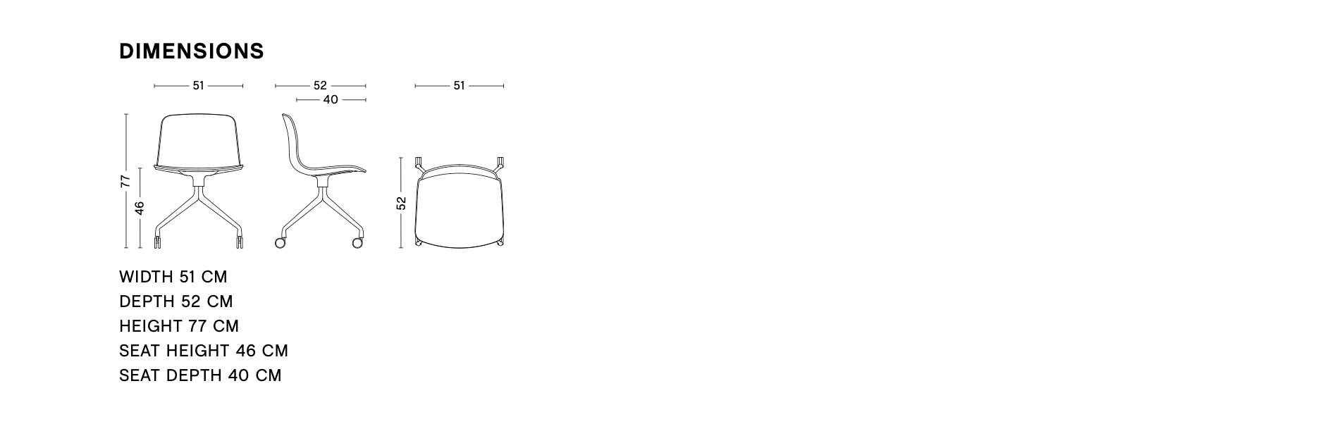 Dimensions of AAC 14