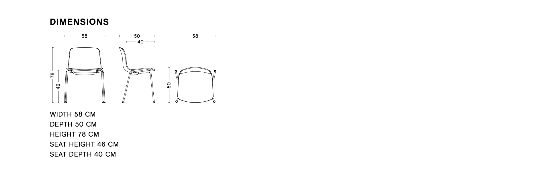 Dimensions of AAC 17