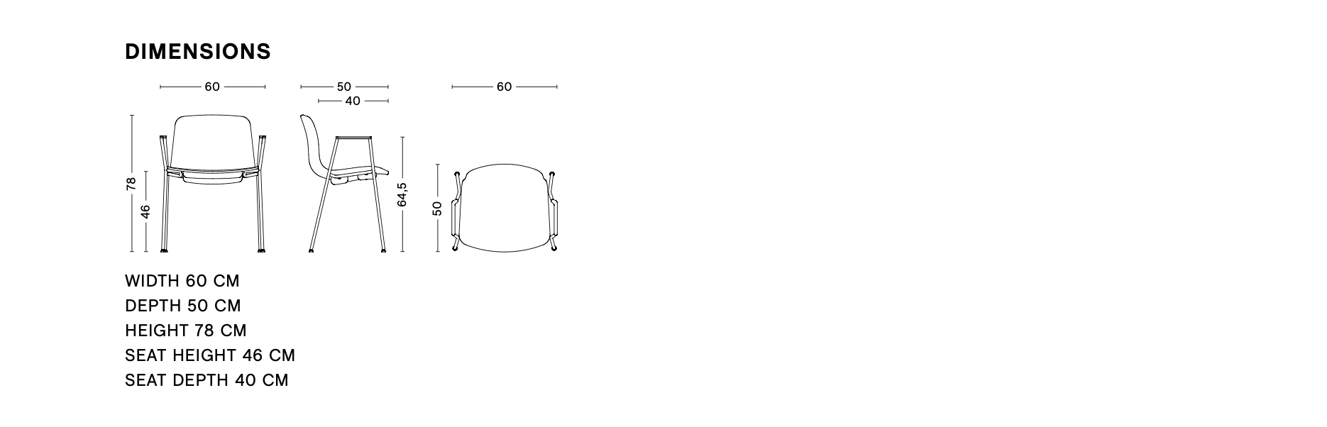 Dimensions of AAC 18