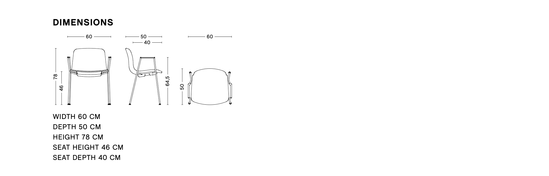 Dimensions of AAC 19