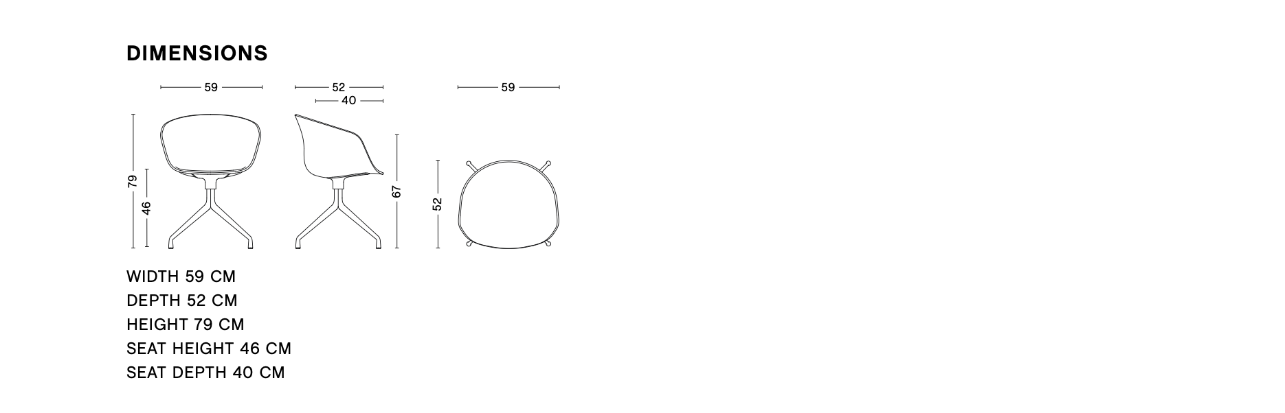 Dimensions of AAC 21