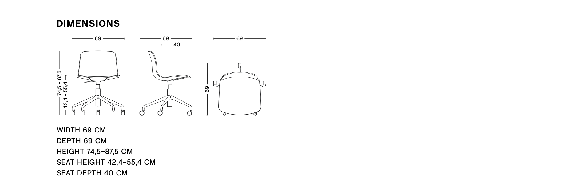 Dimensions of AAC 51