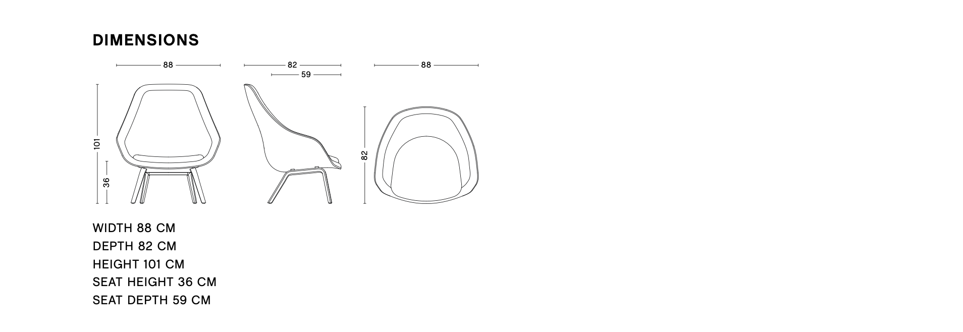 Dimensions of AAL 93
